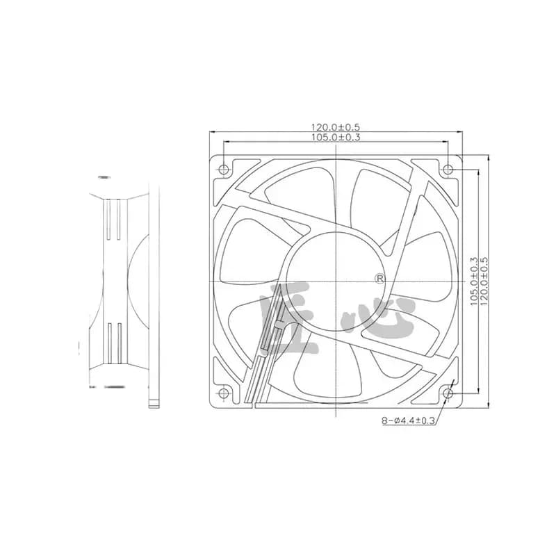 New AXIAL MODEL D1238H05B Cooling Fan for DC110V 0.09A Genuine Spot Cooling Fan