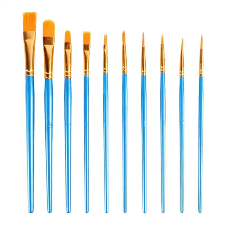 Oil Paint Brushes 10pcs Artist Paint Brushes Set Versatile Artist Paint Brushes For Acrylic Oil Watercolor Acrylic Painting