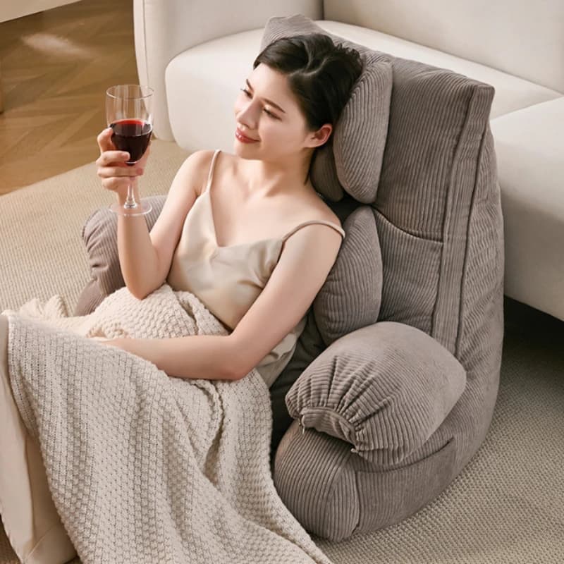 Cuscino da Lettura Extra Large con Braccioli Alti, Cuscino Ergonomico per Schiena e Collo, Morbido Cuscino per Gravidanza e Allattamento