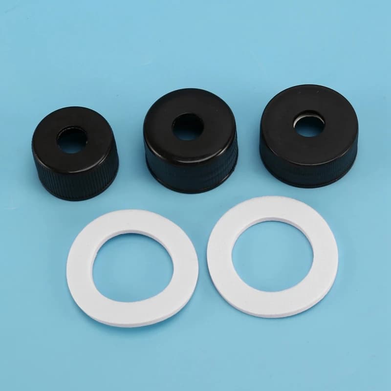 Doing! Dispenser di sapone per lavello da cucina Testa della pompa per dispenser di sapone da appoggio incorporata con kit tubo di prolunga da 46 pollici (Argento)