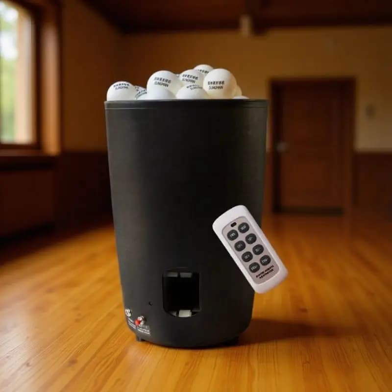Macchina Automatica per Servire Palline da Ping Pong, Grande Capacità, Resistente, Attrezzatura Sportiva Portatile