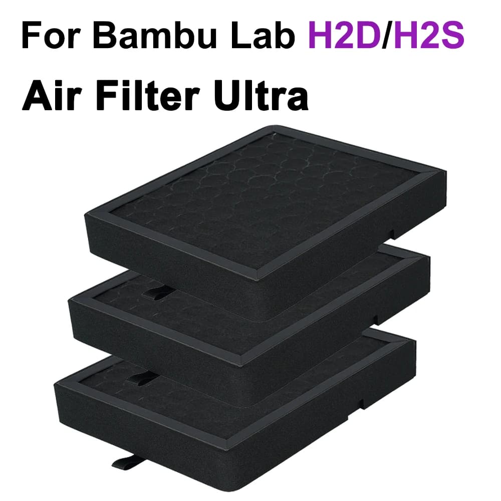 Filtro dell'aria H2D/H2S per stampante 3D Bambu Lab H2D, filtro di ricambio per purificatore d'aria a carbone attivo, accessori per stampanti 3D