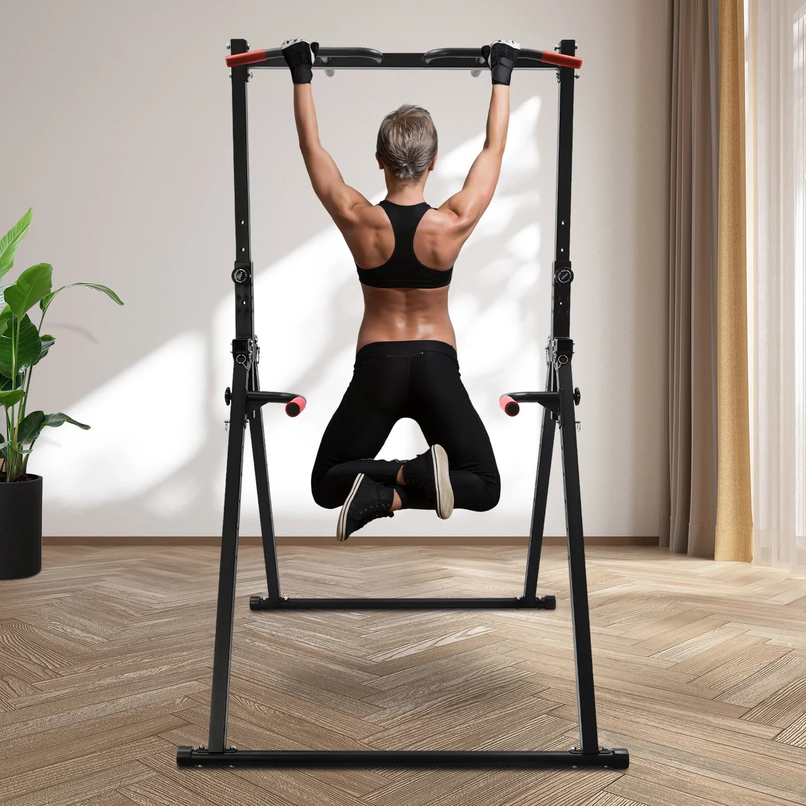 Adjustable Horizontal Bar, Traction Station, Triangular Bar for Indoor Exercises, Domestic Force Training Equipment