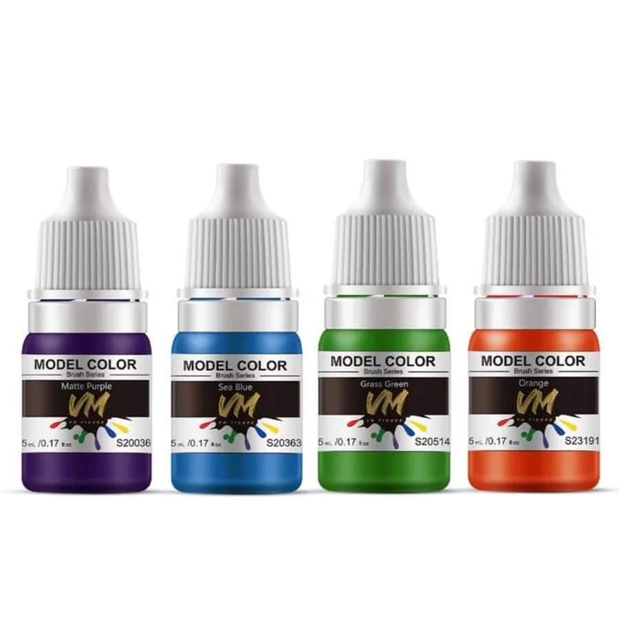 VM Miniature Set, Water-Based Eco-Friendly Modeling Acrylic Paints Fantasy and Wargame Acrylic Paint Set For Diorama, Figures M