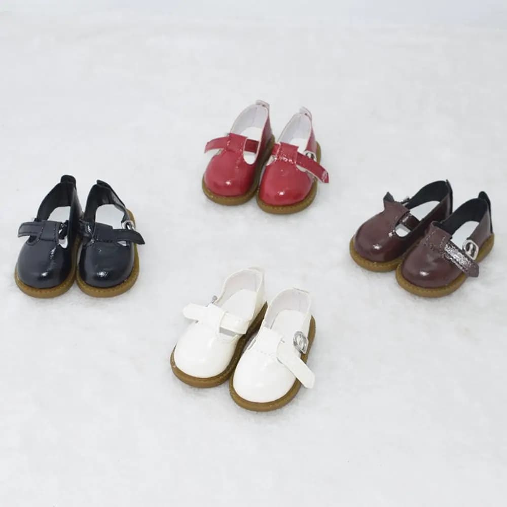 Scarpe in Pelle PU alla Moda 1/4 Nere Marroni Trendy Carine Scarpe in Pelle Casual Fatte a Mano Stivali Regalo per Ragazze
