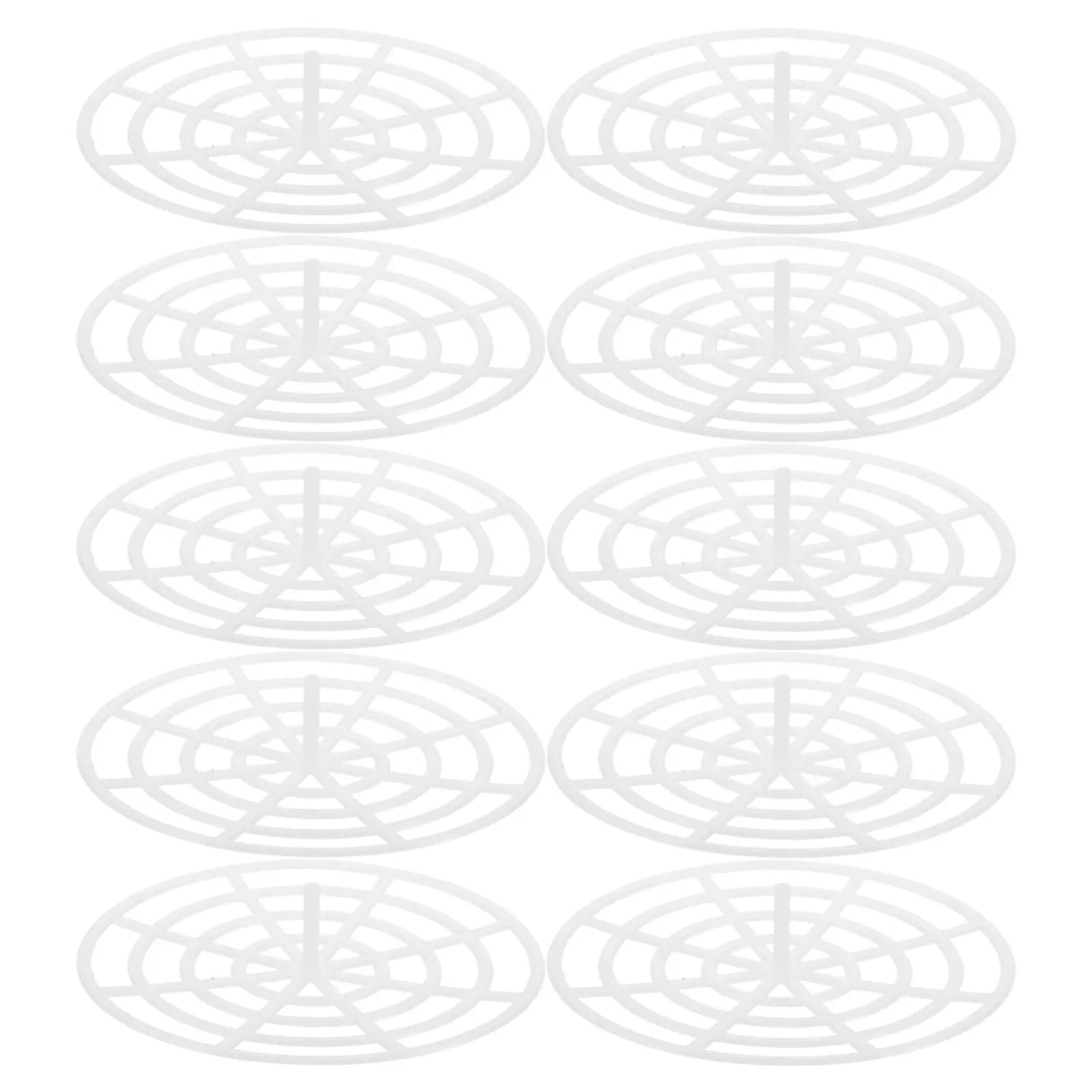 10Pcs Plastic Fermentation Weights Round Fermenting Press Plate 9.7cm for Jar Vegetable Compression Prevent Floating Pickle Jar