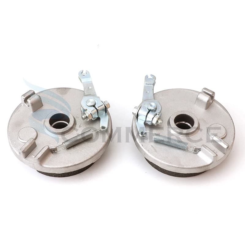 1 pz freno a tamburo pastiglie freno sinistra/destra coperchio freno per 50cc 70cc 90cc 110cc 125cc 150cc TV Go Kart UTV Buggy Quad Bike accessori