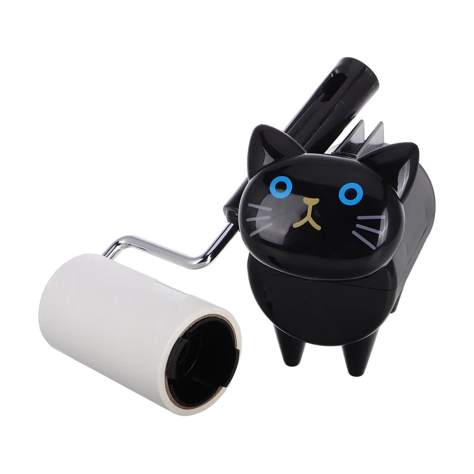 Cartoon Sticky Lint Roller Black Sheets Pet Hair Remover Clothes Sofa Use Extra Sticky Lint Roller