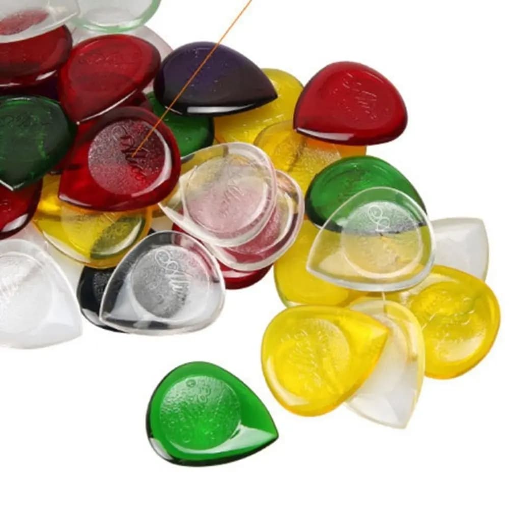 10pcs Random Color Guitar Picks Celluloid Plectrums Acoustic Guitar Picks ABS Mixed Droplet Shaped Guitar Pick Guitar Play