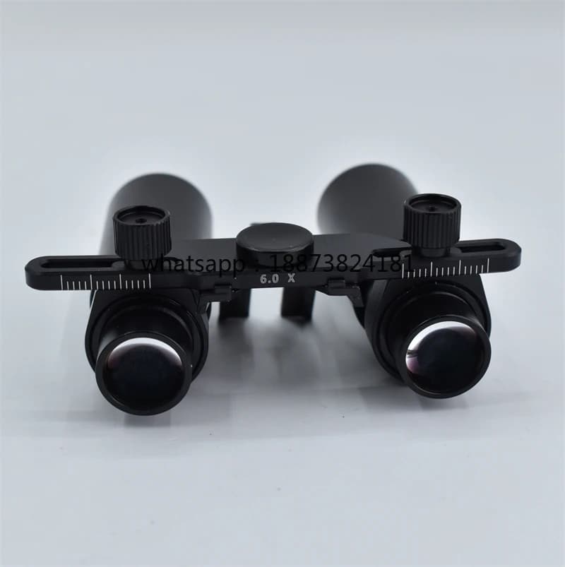 5X/6X Magnifier Glasses Loupes Accessories LED Headlight Binocular Loupes Dentist Surgical Headlamp fast shipping