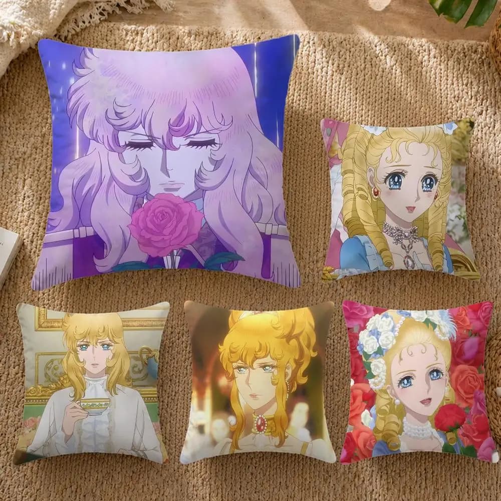 Fodera per cuscino The Rose of Versailles 2025, federa decorativa per divano, letto, casa, 50x50 45x45 40x40