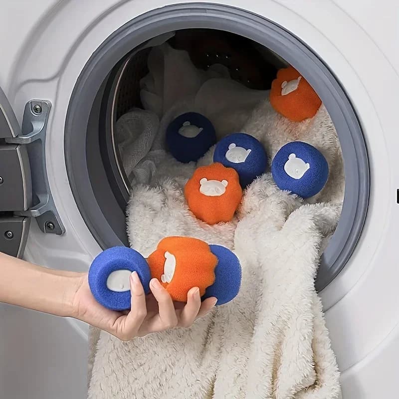 Spugne depilator used washing machine drying ball reuse reduce wrinkles save time to dry free clothing for pets removal of cat hair