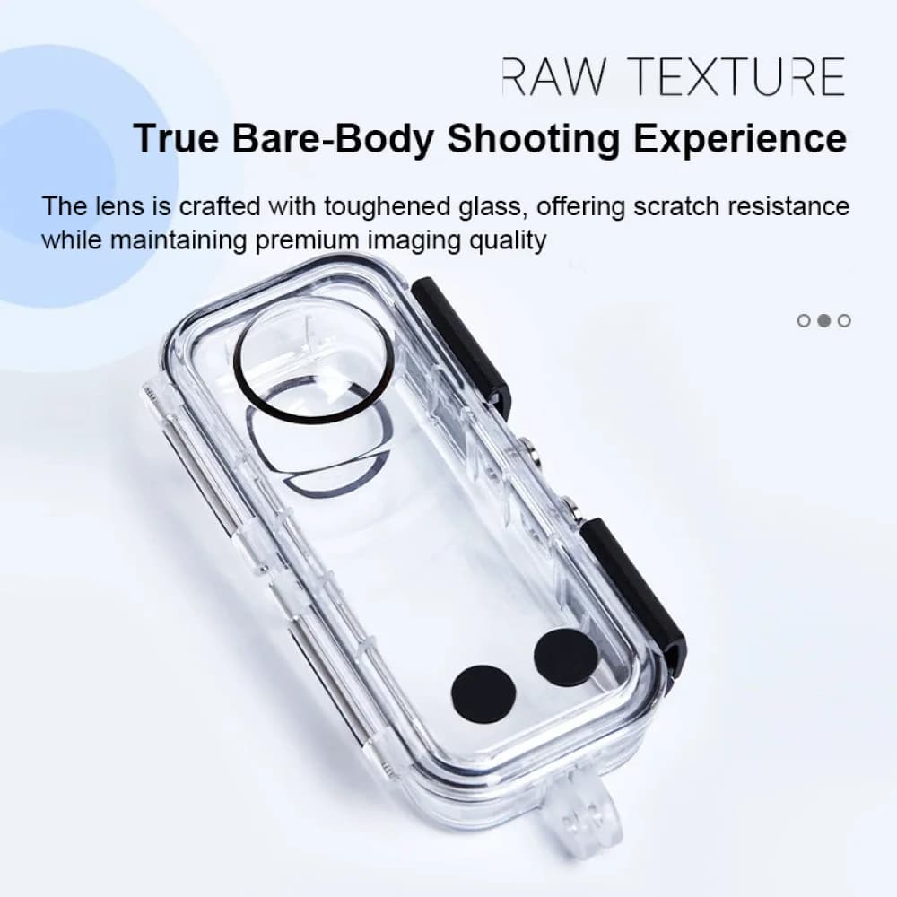 45M underwater housing for Insta 360 X5 waterproof housing invisible underwater camera accessories Shell