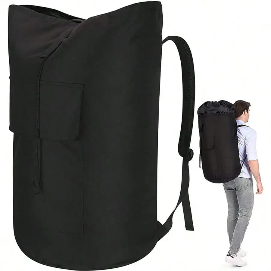 Extra-Large Laundry Bag Backpack, 115-Liter Laundry Backpack With Padded Shoulder Straps, Durable Travel Laundry Bag, Ideal For College Dorms, Apartments, And Laundry Baskets