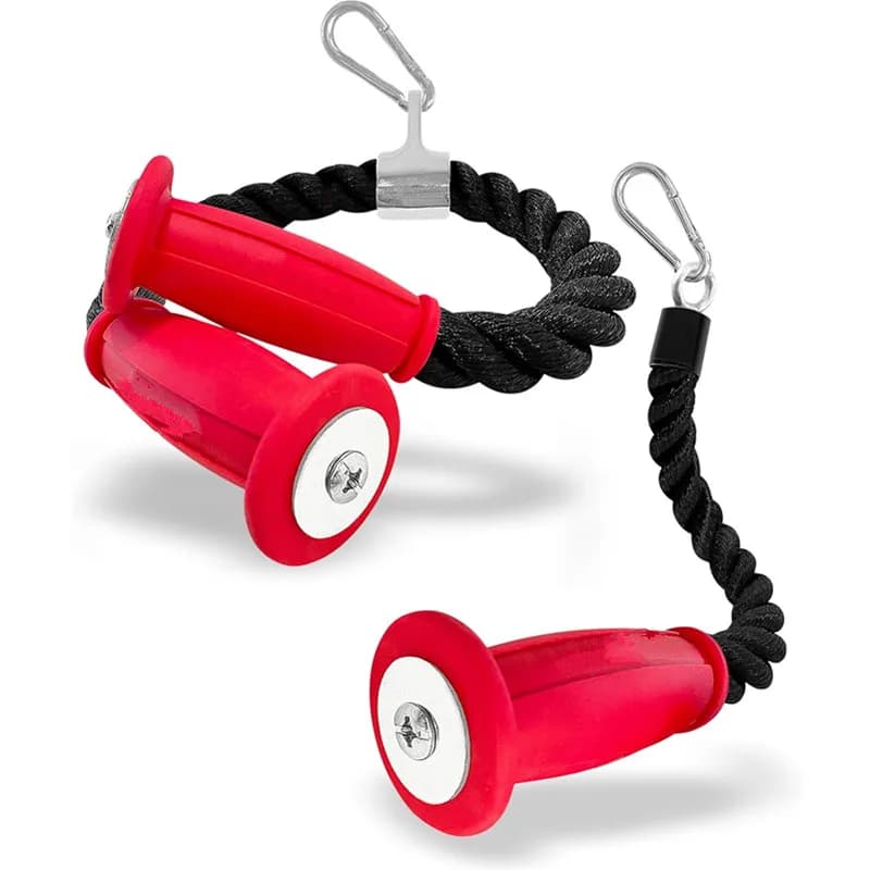 Corde ergonomiche per tricipiti Attacco per cavo antiscivolo Palestra o uso domestico Attrezzatura per il corpo fitness per esercizi di bodybuilding Allenamento in palestra