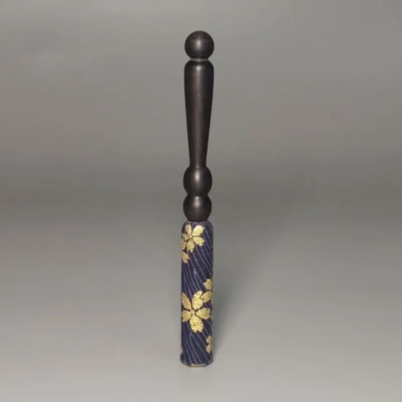 Meditation Singing Bowl Stick Ebony Tibetan Bowl Tone Mallet Buddhism Copper Bowls Grinding Rod Sound Healing Music Accessories