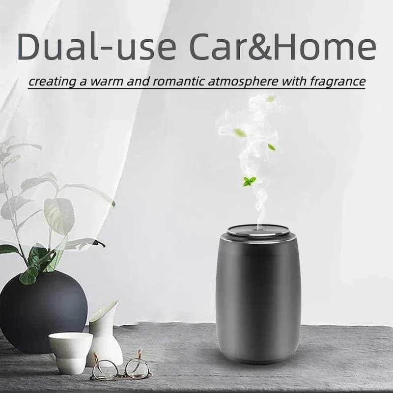 Scent diffuser for smart car, durable and automatic deodorization accessory for car freshness