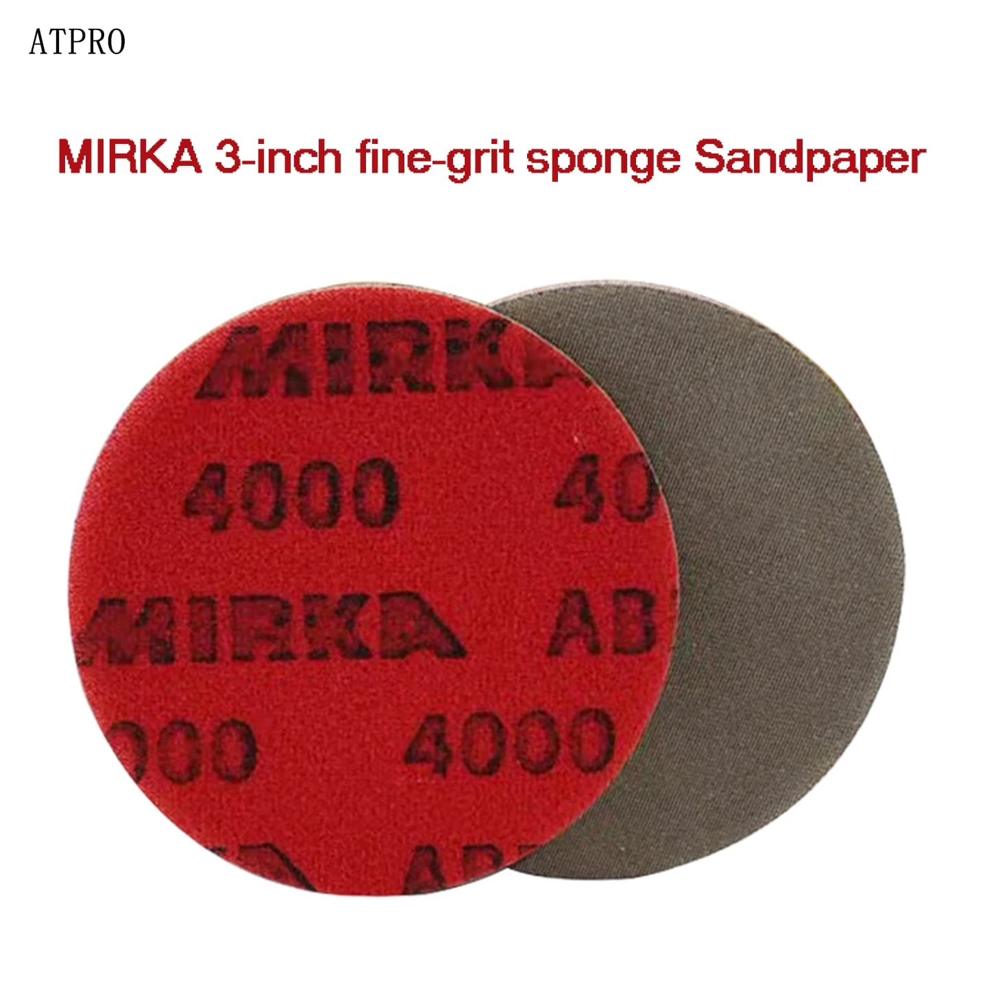 Mirka 3 inch disc for fine grinding, sandpaper sponge, polishing disc, 75 mm handle disc, floppy sheet, grinding and polishing for car