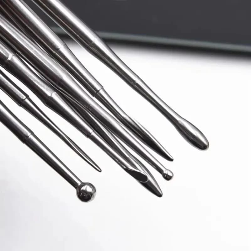 Set di 7 Pezzi di Strumenti per Scultura in Argilla Polimerica, Attrezzi Ultraleggeri per Modellare Dettagli di Personaggi Animati e Cartoni Animati