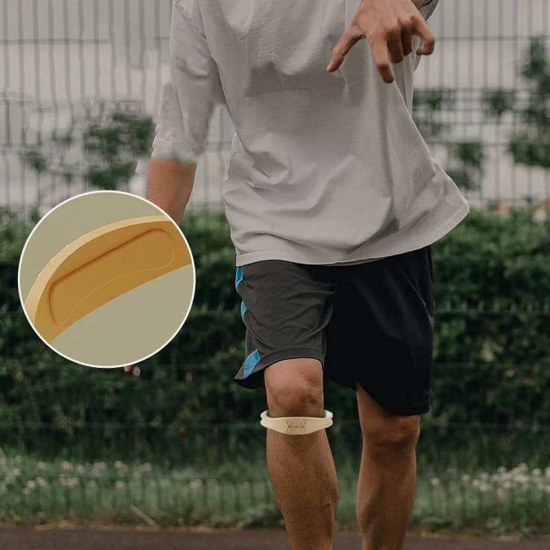 Knee Support Strap Silicone Patella Band Tennis Running Brace Jumper's Knee Protector 2Pcs Patella Tendon Knee Strap Belts