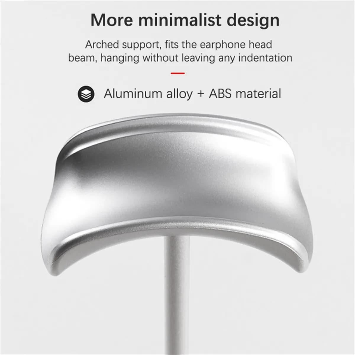 A72Z Headphone Stand Stylish Non-Slip Headset Holder for Max////// Etc(Black)