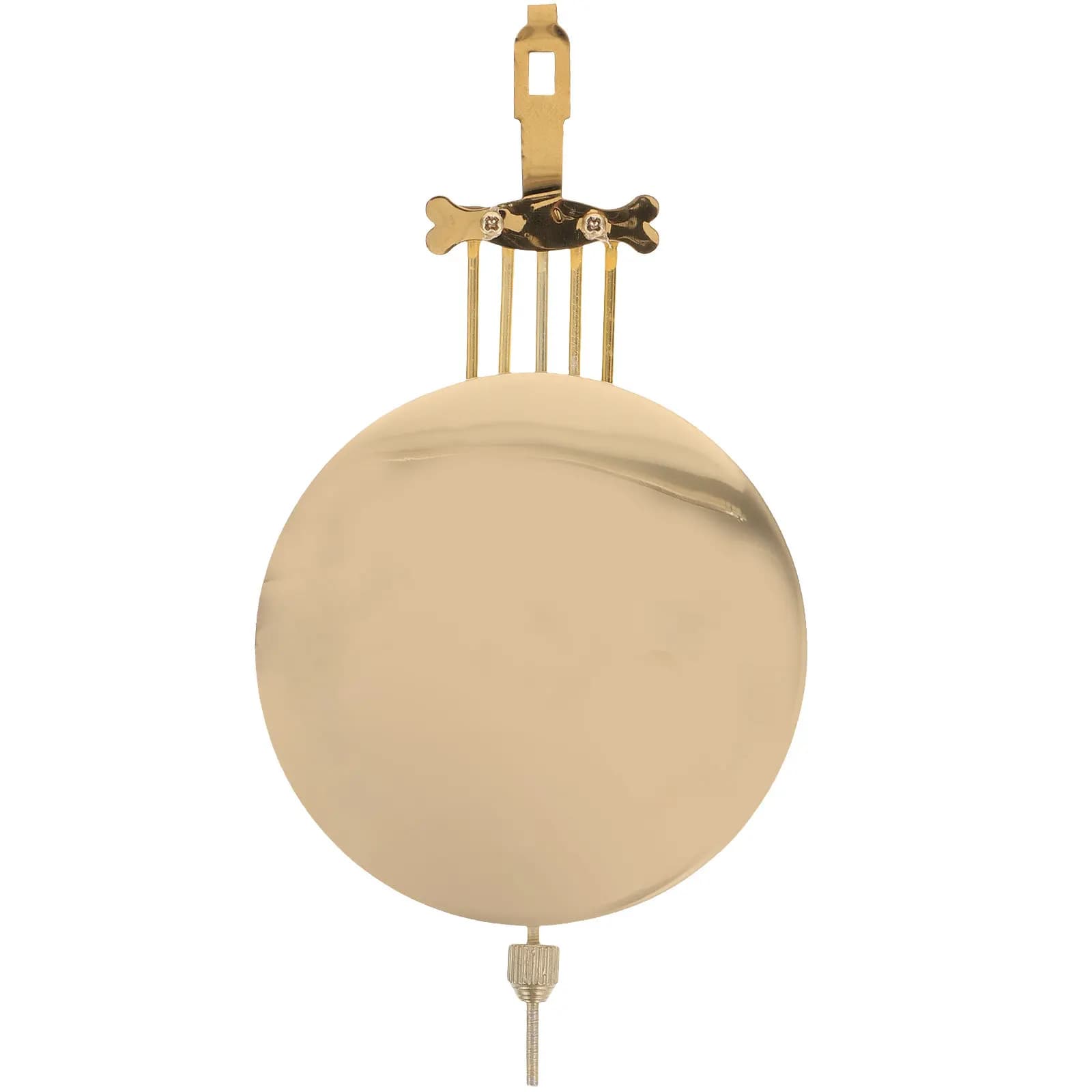 Pendolo di Ricambio per Orologio da Parete, Parte in Metallo per Riparazione e Decorazione Casa, Riutilizzabile, Sicuro e Pratico
