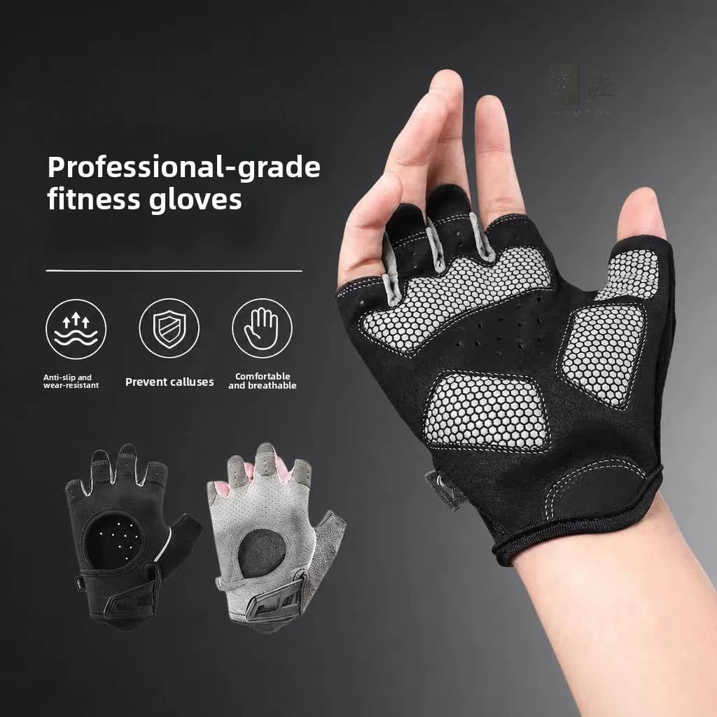 Men's Fitness Gloves for Pull-Up Sports Training Single Bar Special Anti-Slip Weightlifting Callus Prevention Exercise