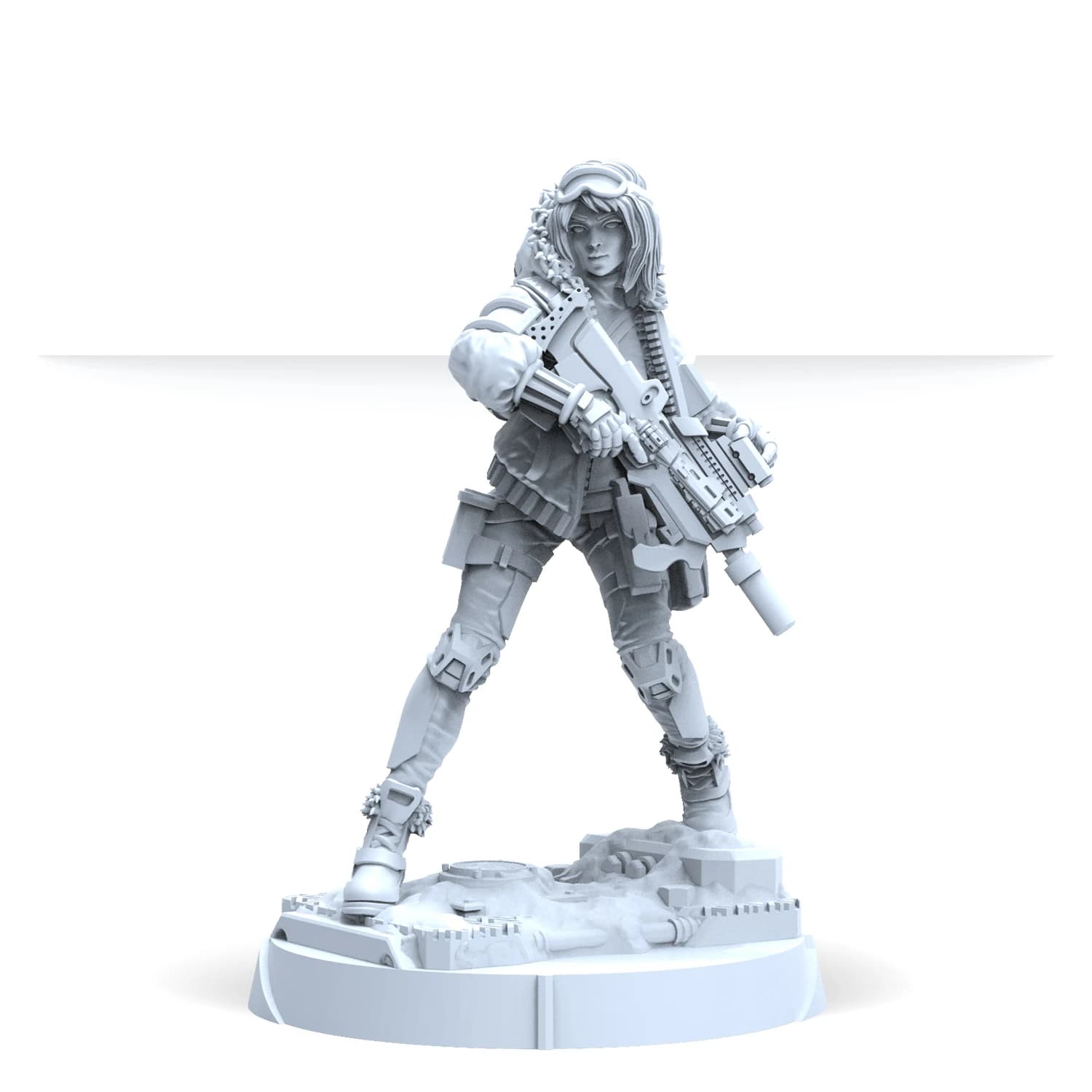 Kit modello in resina Infinity NA2 Oktavia Grímsdóttir Scultura non assemblata per modellisti