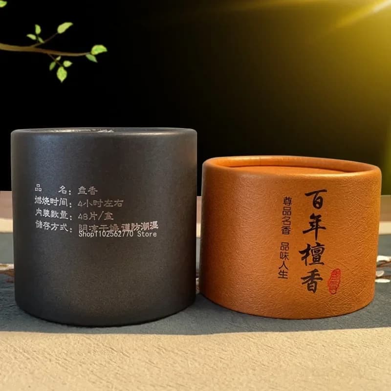 Old Sandalwood with Black Agarwood, Old Sandalwood, 4-hour Pan incense, Heaven and Earth Cov