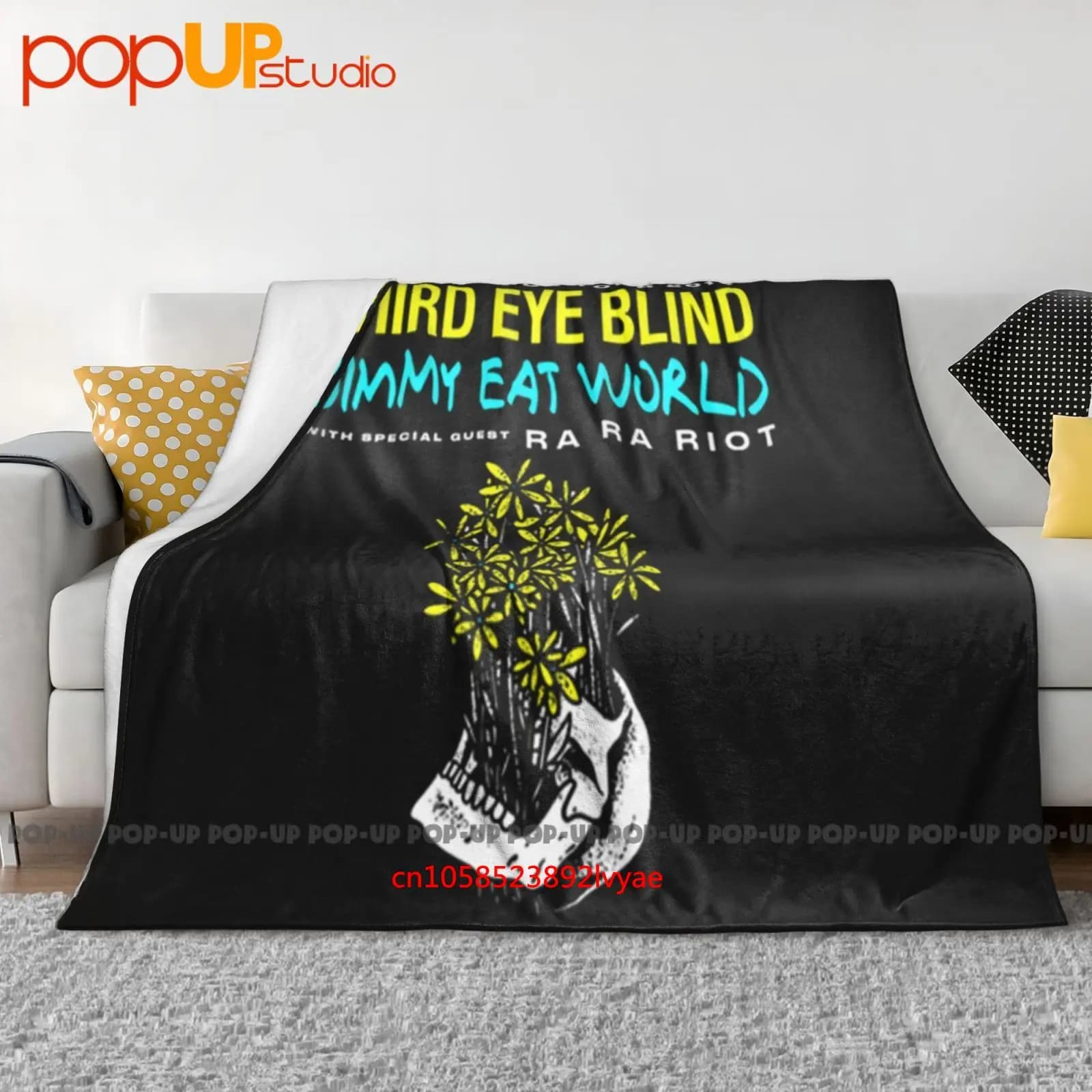 Terzo occhio cieco Jimmy Eat Worldgods Tour 2019 Coperta ultra morbida trapunta invernale Copridivano Copriletto