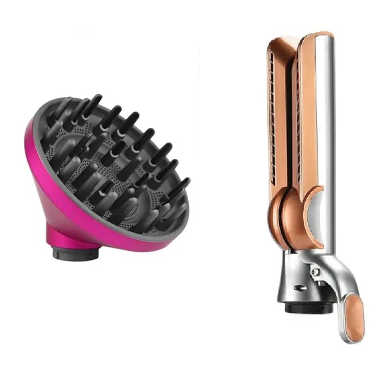[B25B!】 Straight Hair Nozzle And Diffuser Set For Dyson Airwrap HS01 HS05 HS08 Straightener Curler Styler
