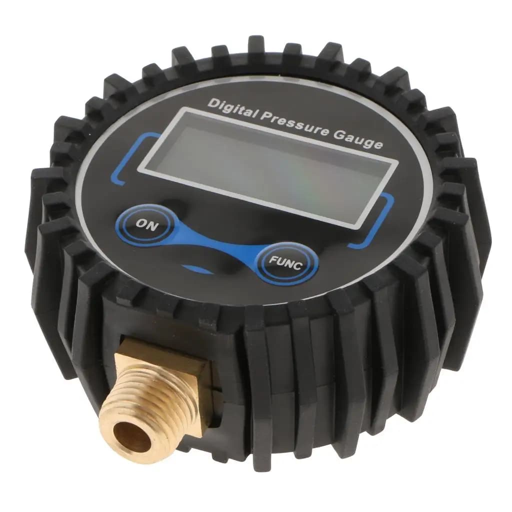 Gonfiatore digitale per pneumatici con manometro, bonus gratuito per mandrino ad aria da 200 PSI