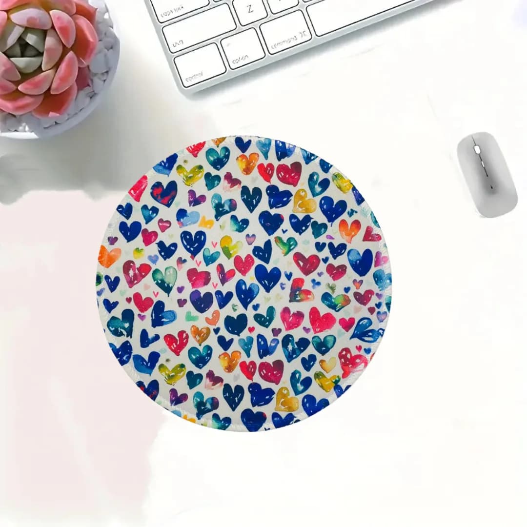 Tappetino per mouse da gioco super antiscivolo per laptop - Tappetino rotondo per computer da ufficio