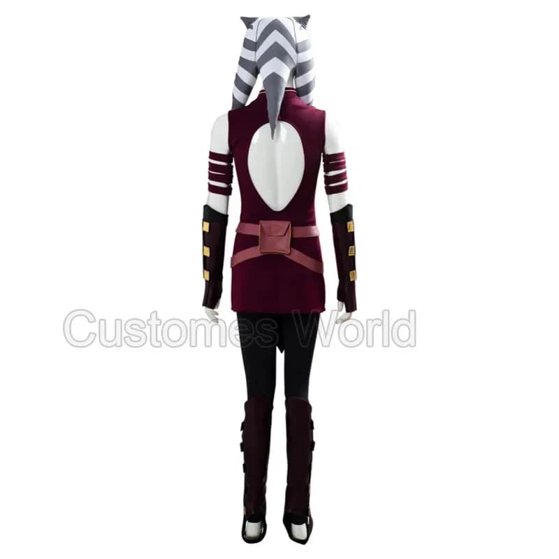Costume da Cosplay Asoka di Attack on Titan, Abito da Battaglia Spaziale per Adulti, Travestimento per Donna, Outfit per Halloween e Feste a Tema