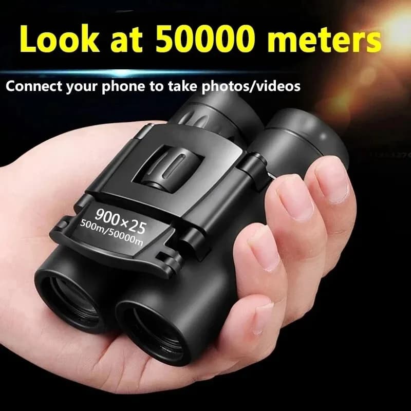 High Magnification and High Definition Binoculars for Night Vision, Open and Concerts with Smartphone