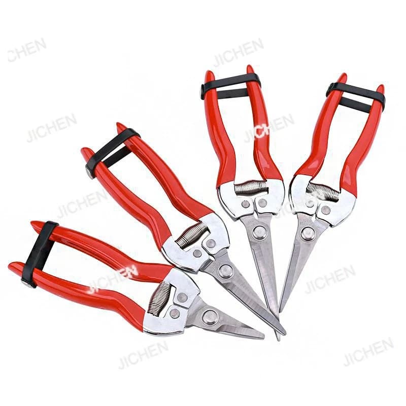 Manual tools with stainless steel blade cutting pruning shears for garden fruit