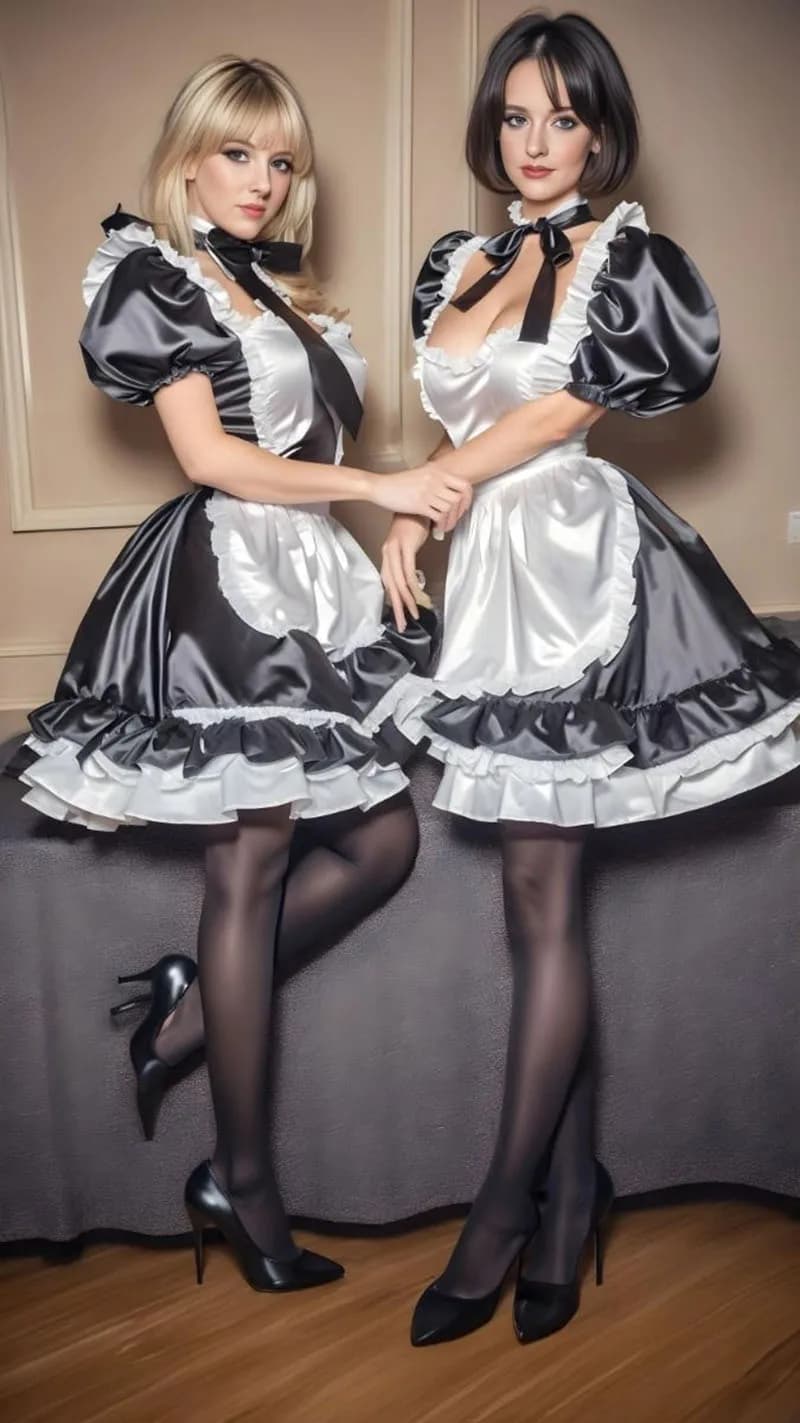 Abito da cameriera chic con mini abito da sera a maniche corte Spron 2026 Abito da ballo corto con orlo Kawaii Costume Cosplay Party personalizzato