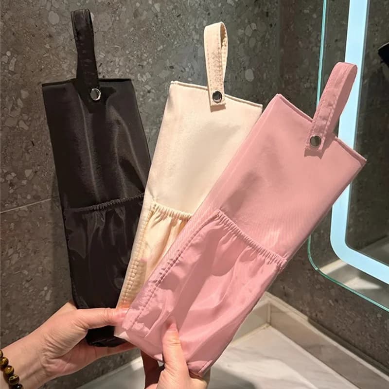 Borsa portaoggetti resistente al calore per ferro arricciacapelli, custodia portatile per piastra per capelli con ampia tasca per cavo di alimentazione, organizer da viaggio per H