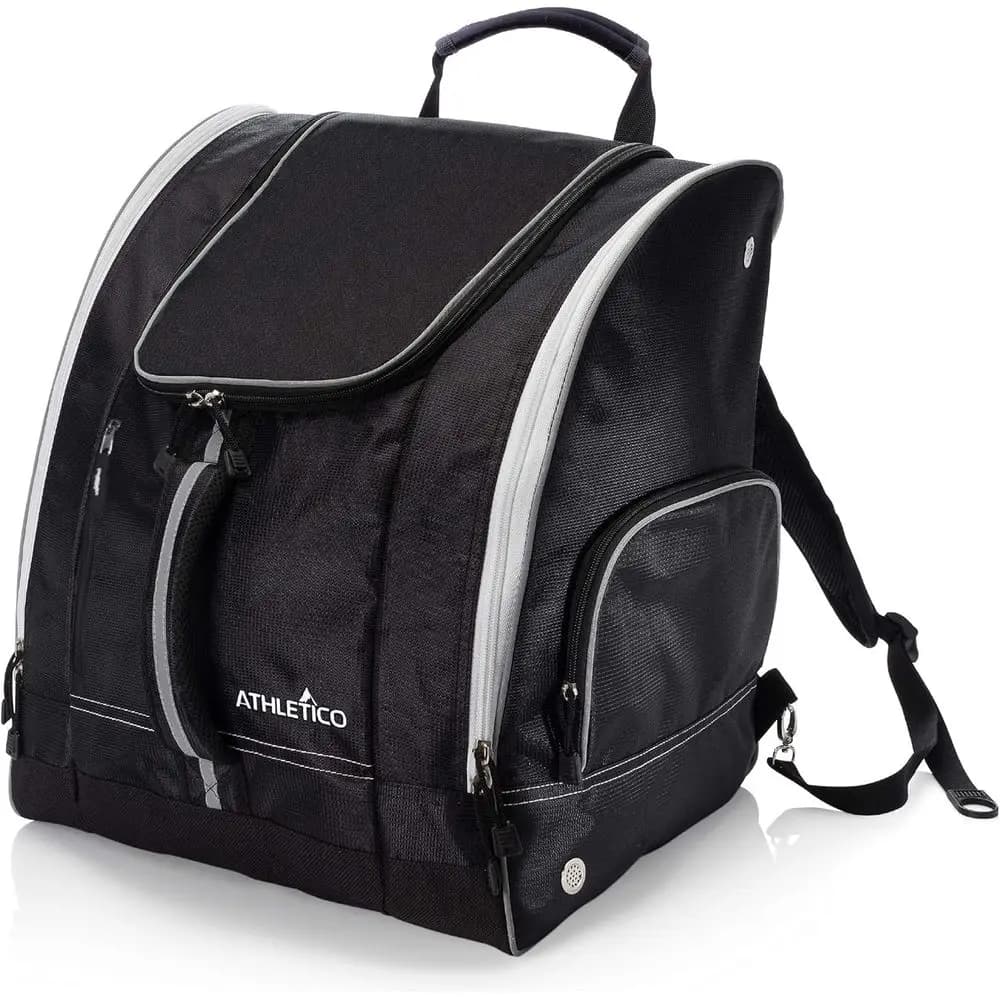 Borsa da Viaggio per Sci e Snowboard - Contiene Casco, Occhiali, Guanti e Altro - Con Ventilazione e Drenaggio