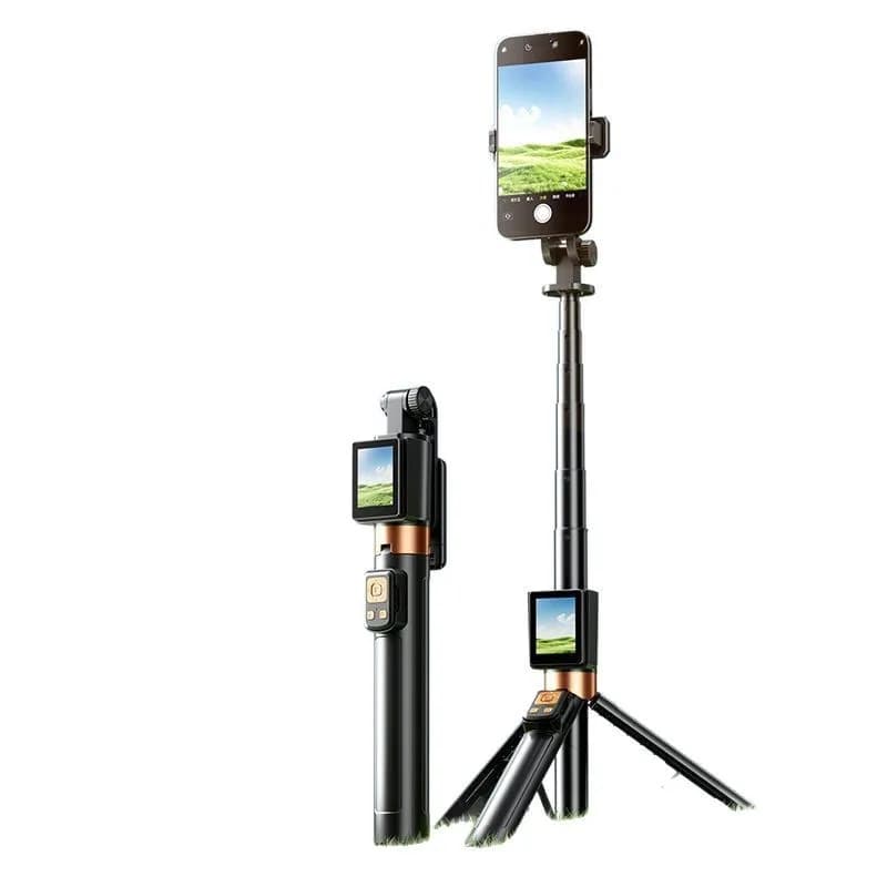 Nuovo schermo per proiezione selfie stick telefono cellulare composizione universale in tempo reale foto singola