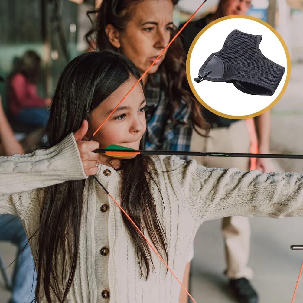 Protezione Toracica per Tiro con l'Arco Premium, Regolabile, Ergonomica e Traspirante, Protezione per il Petto e Braccia per Tiro al Bersaglio