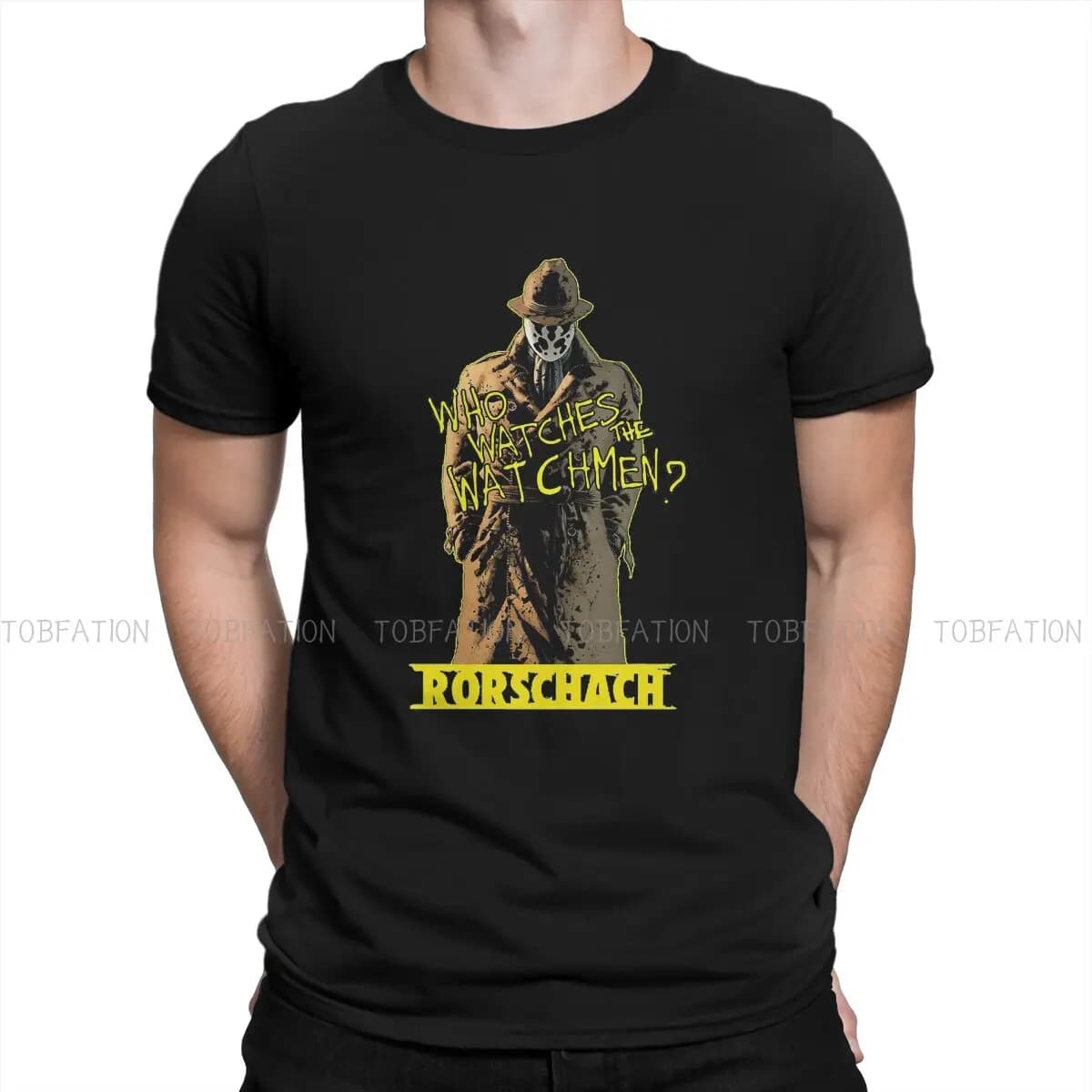 Classic Style TShirt Watchmen Rorschach Walter Comfortable New Design Graphic T Shirt Short Sleeve Ofertas