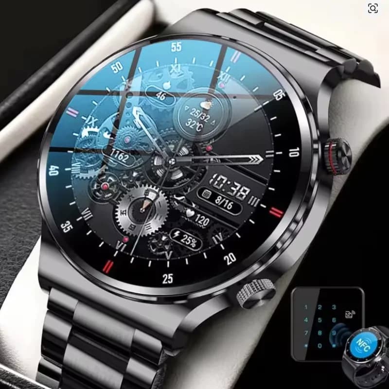 Compatible with Samsu NOTE 10 Pro 9 8 5 4 ON Galax M10 Smart Watch Calls Smartwatch Body Temperature Monitor Blood Pressure