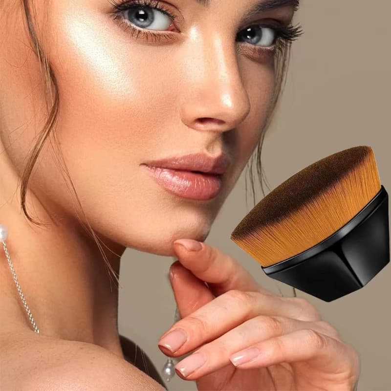 1/2/3/4 foundation brushes, blush brushes, powder applicators, cosmetic tools to shade liquid makeup, quick and impeccable application.
