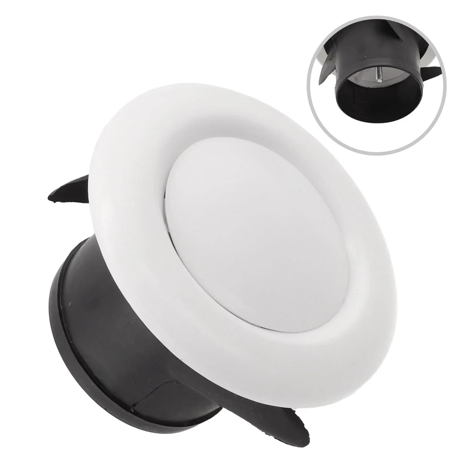 1pc 75/100mm Exhaust Hood Air Vent Extract Valve Grille Round Diffuser Ducting Ventilation Cover For Indoor Exhausting