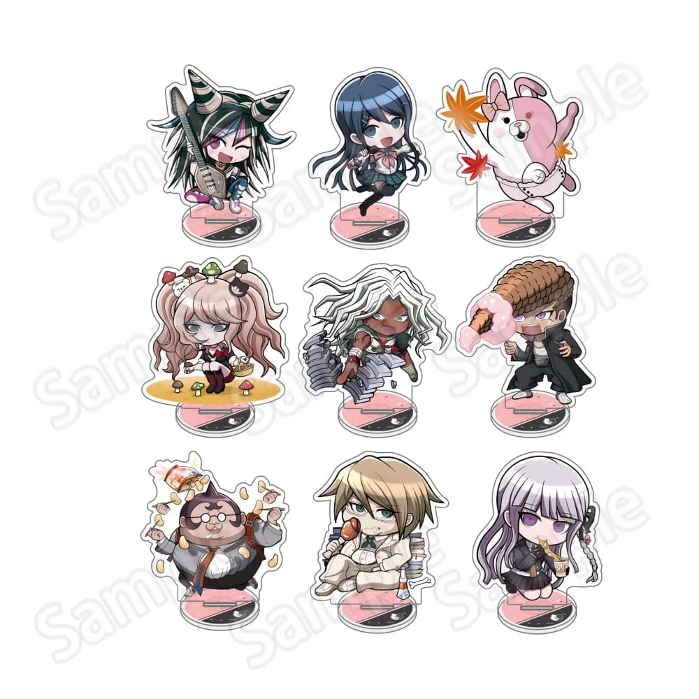 Statuetta in Acrilico Q Version Danganronpa 10cm, Personaggi Nagito Chiaki Kokichi Kyoko, Decorazione da Scrivania Anime, Regalo di Compleanno da Collezione
