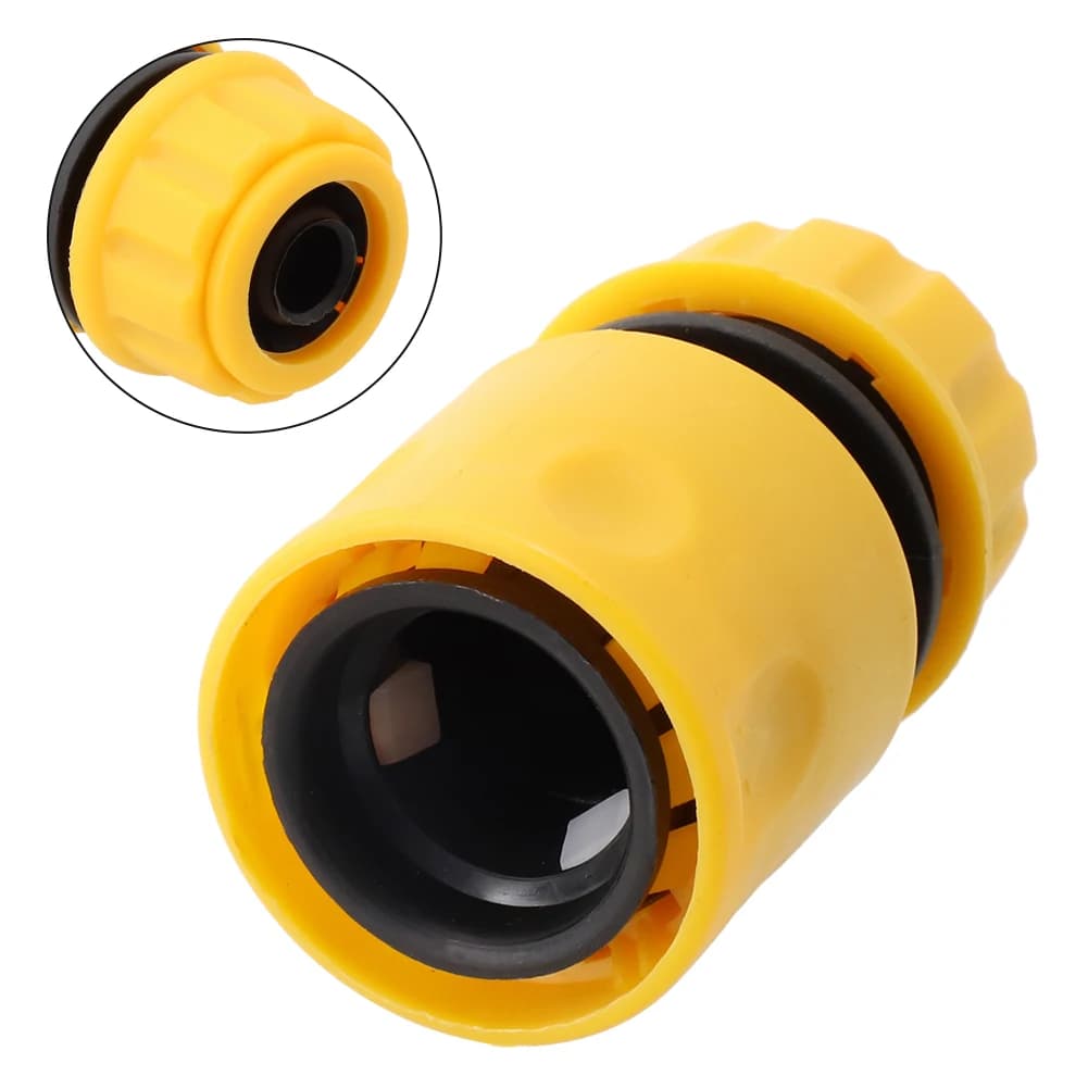 Efficace connettore Waterstop per tubo da giardino da 12 mm, design a sgancio rapido, realizzato in polipropilene per un uso affidabile