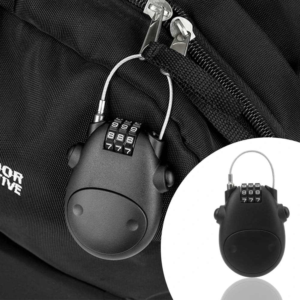 Wire Cable Combination Lock Code Lock Motorcycle Helmet Code Lock Telescopic Wire Rope Lock Digit Lock