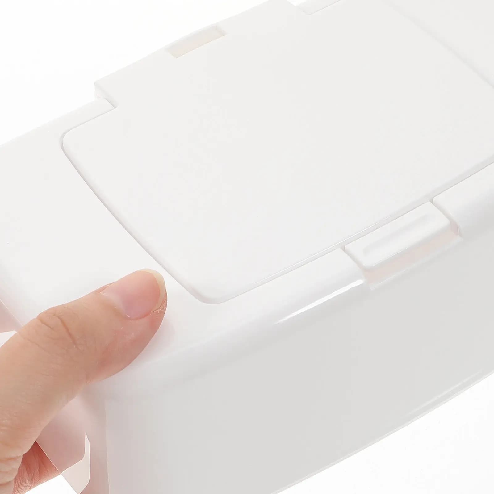 Dispenser per Salviette a Bottone, Contenitore Portatile da Viaggio per Salviette, Scatola Ricaricabile per Salviette, Organizzatore per Auto, Scrivania, Passeggino