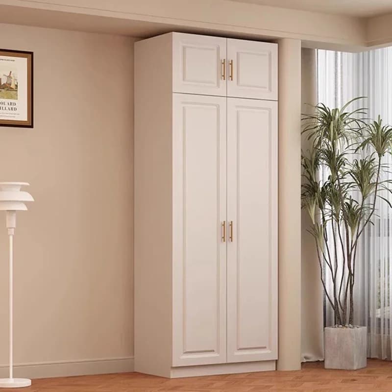 Armadio Organizzatore con Ripiani in Tessuto per Camera da Letto, Guardaroba con Divisori, Mobile per Stoccaggio e Esposizione